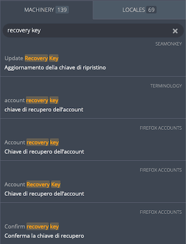 Concordance search
